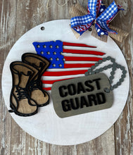 Load image into Gallery viewer, Military Sign - 5 Branches
