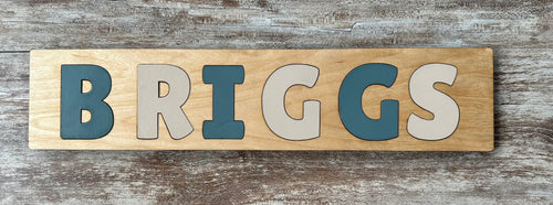 Wooden Personalized Name Puzzle