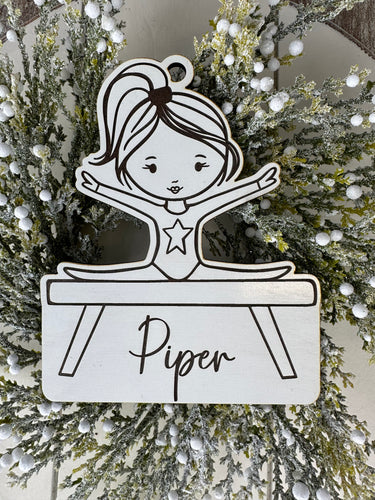 Personalized Gymnastic Ornament