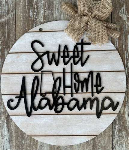 Sweet Home Alabama Door Hanger