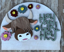 Load image into Gallery viewer, Interchangeable Back Inserts for the Interchangeable Welcome Door Hanger