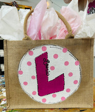 Load image into Gallery viewer, Hand Painted Burlap Tote Bag