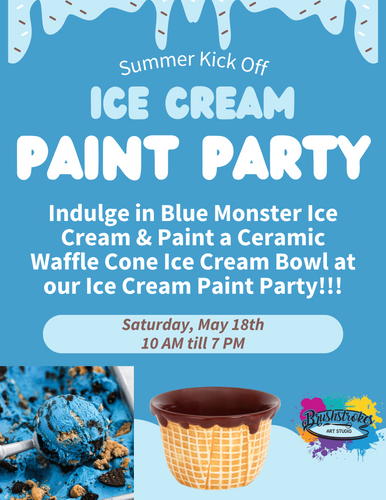 Summer Kick Off Ice Cream Paint Party!!!