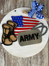 Load image into Gallery viewer, Military Sign - 5 Branches
