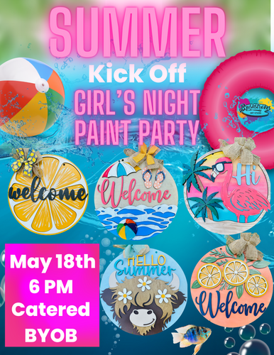 Summer Kick Off Girl's Night Out Paint Party!!!