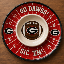 Load image into Gallery viewer, 🏈 Game Day Chip &amp; Dip Tray - Sip &amp; Paint Night!!!