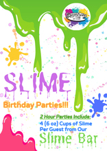 Load image into Gallery viewer, May 2026 Kids Slime Birthday Parties