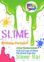 Load image into Gallery viewer, June 2026 Kids Slime Birthday Parties