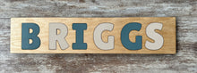 Load image into Gallery viewer, Wooden Personalized Name Puzzle