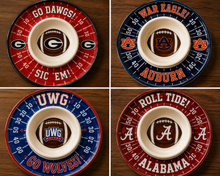 Load image into Gallery viewer, 🏈 Game Day Chip &amp; Dip Tray - Sip &amp; Paint Night!!!