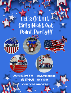 Let's Get Lit ...Girl's Night Out Paint Party!!!