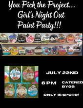 Load image into Gallery viewer, You Pick the Project....Girl&#39;s Night Out Paint Party