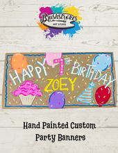 Load image into Gallery viewer, Hand Painted Custom Party Banners