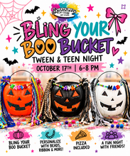 Load image into Gallery viewer, 🎃 Bling Your Boo Bucket | Tween &amp; Teen Night ✨