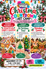 Load image into Gallery viewer, 🎄 Christmas Countdown Art Camp 2026 | November 23–25