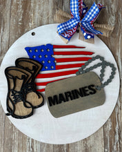 Load image into Gallery viewer, Military Sign - 5 Branches