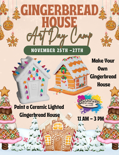 Gingerbread House Art Day Camp!!!