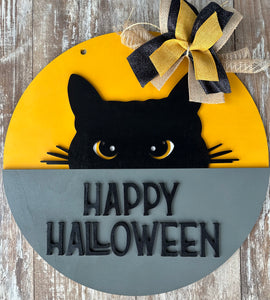 Happy Halloween Black Cat