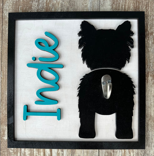 Personalized 3D Dog Butt Leash Holder