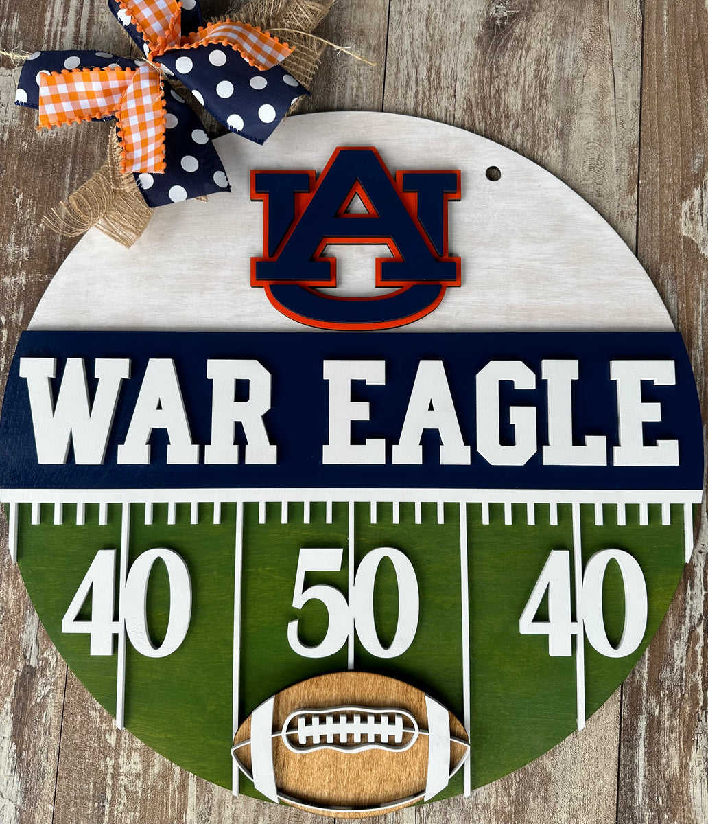 Personalized Team Football Field Sign – Brushstrokesmobileartstudio