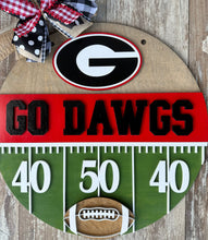Load image into Gallery viewer, Personalized Team Football Field Sign