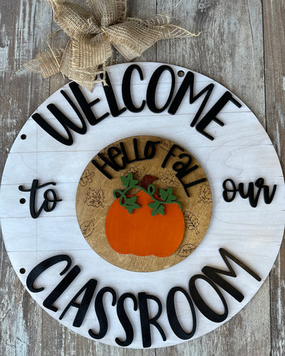 Interchangeable Welcome to Our Classroom