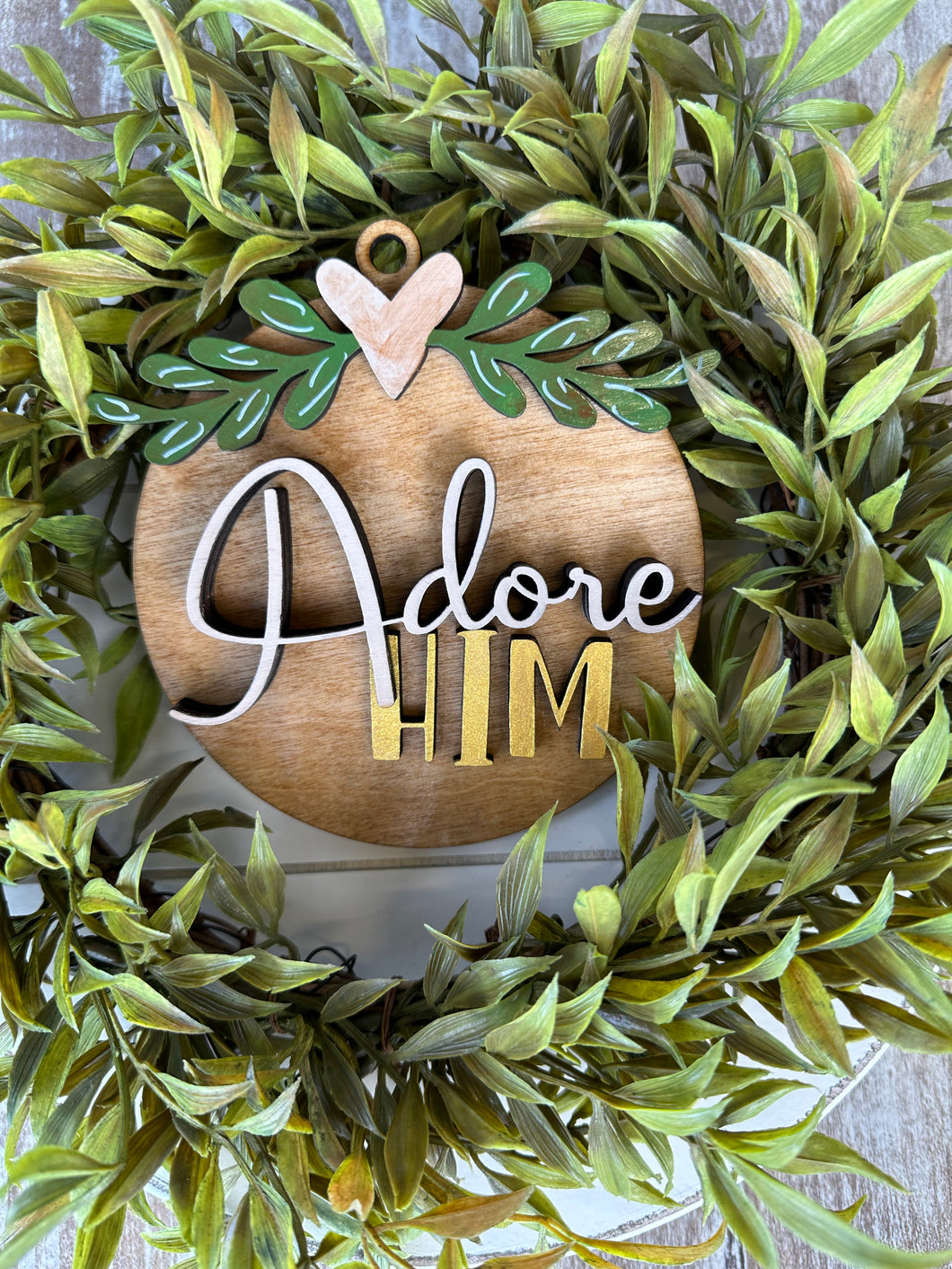 Adore Him Ornament