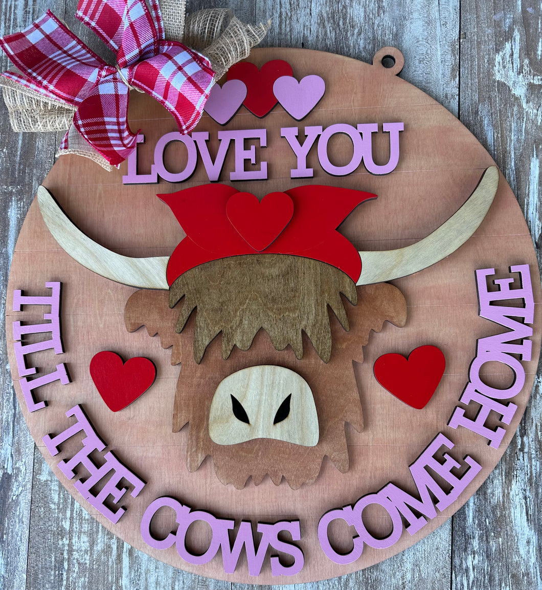 Highland Cow Valentine