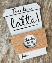 Load image into Gallery viewer, Teacher Gift Card Holder (Coffee Design)