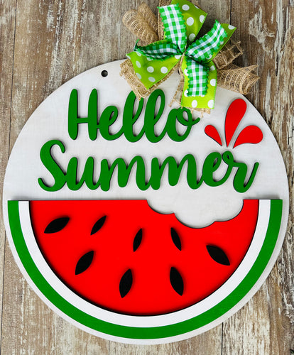 Hello Summer Watermelon Slice