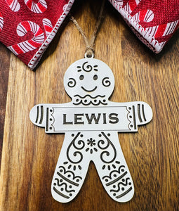 Personalized Family Cutting Board & Ornament Gift Set