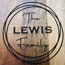 Load image into Gallery viewer, Personalized Family Cutting Board &amp; Ornament Gift Set