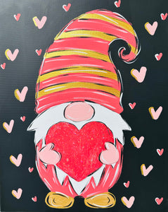 Valentine Gnome Paint Party!!!