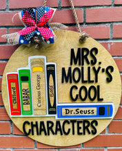 Load image into Gallery viewer, Custom Teacher Door Sign