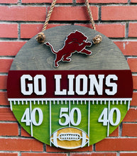 Load image into Gallery viewer, Personalized Team Football Field Sign
