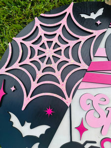 Spooky Season Retro Door Sign
