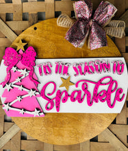 Load image into Gallery viewer, Tis the Season to Sparkle Door Sign