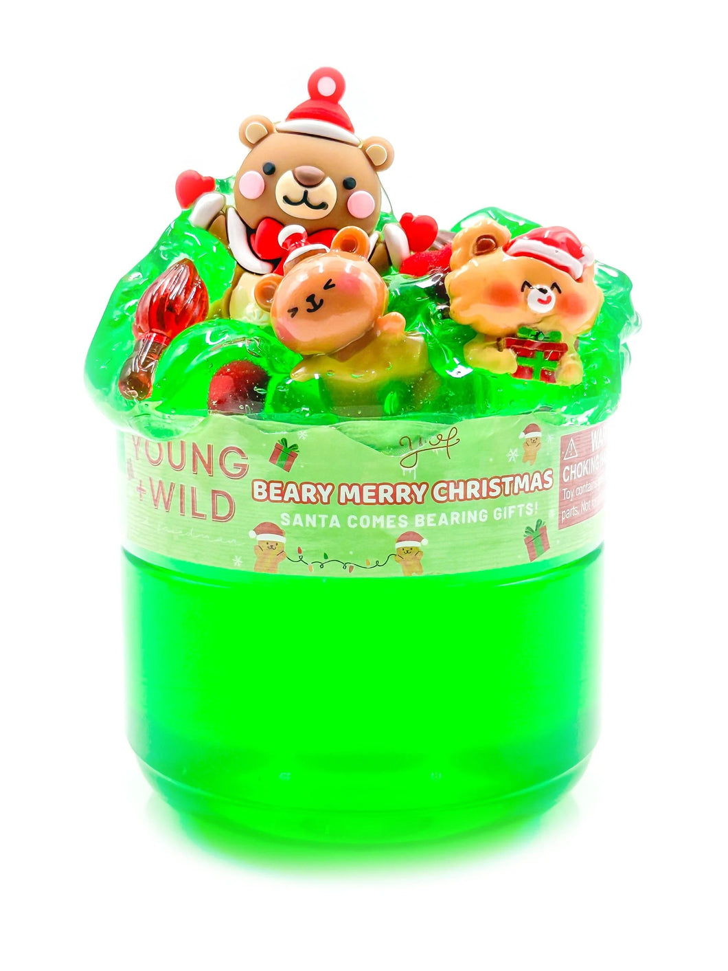 Beary Merry Christmas Slime