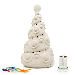 Lighted Gingerbread Tree