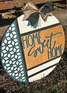 Home Sweet Home Vertical Pattern