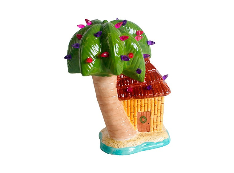 Lighted Tiki Hut