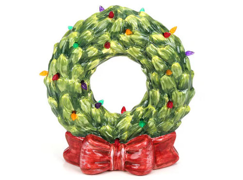 Lighted Christmas Wreath
