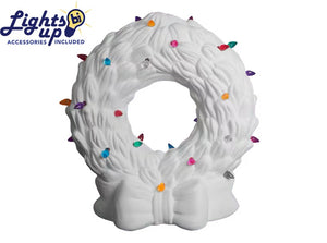 Lighted Christmas Wreath