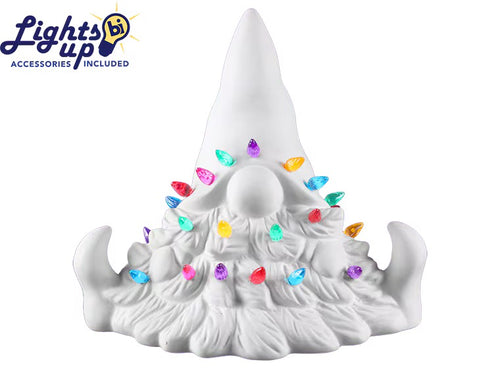 Lighted Tree Bearded Gnome