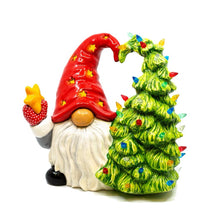 Load image into Gallery viewer, Lighted Gnome Hugging Tree
