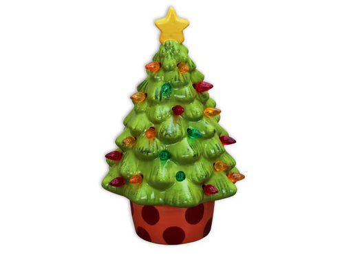 Small Lighted Christmas Tree