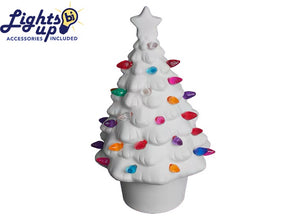 Small Lighted Christmas Tree