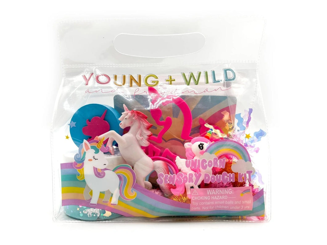 Young Wild and Friedman Sensory Dough Bag - Unicorn