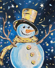 Load image into Gallery viewer, Snowman Canvas Paint Party!!!