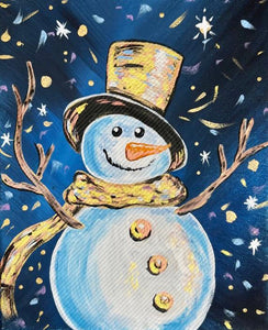 Snowman Canvas Paint Party!!!